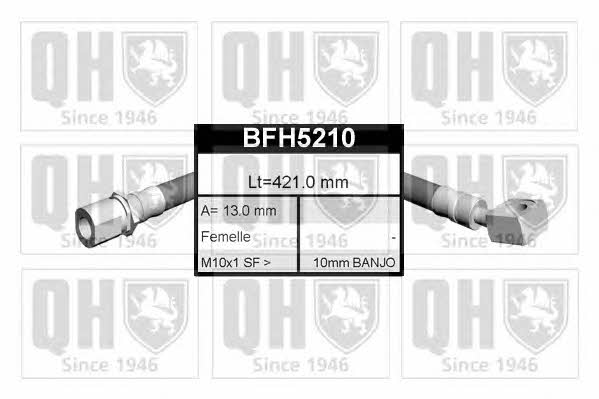 Quinton Hazell BFH5210 Przewód hamulcowy elastyczny BFH5210: Dobra cena w Polsce na 2407.PL - Kup Teraz!