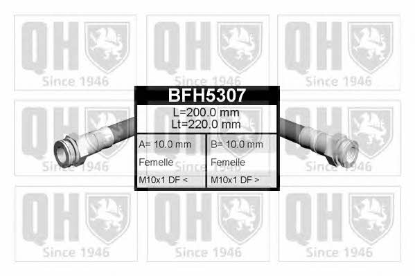 Quinton Hazell BFH5307 Тормозной шланг BFH5307: Отличная цена - Купить в Польше на 2407.PL!