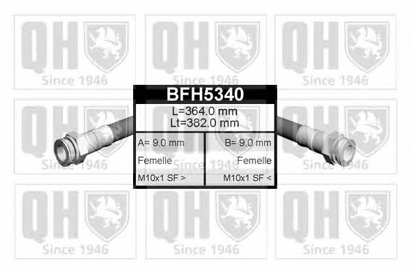 Quinton Hazell BFH5340 Тормозной шланг BFH5340: Отличная цена - Купить в Польше на 2407.PL!