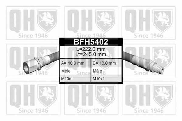 Quinton Hazell BFH5402 Brake Hose BFH5402: Buy near me in Poland at 2407.PL - Good price!