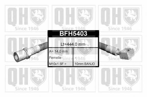 Quinton Hazell BFH5403 Brake Hose BFH5403: Buy near me in Poland at 2407.PL - Good price!
