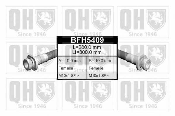 Quinton Hazell BFH5409 Przewód hamulcowy elastyczny BFH5409: Atrakcyjna cena w Polsce na 2407.PL - Zamów teraz!