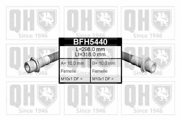 Quinton Hazell BFH5440 Przewód hamulcowy elastyczny BFH5440: Dobra cena w Polsce na 2407.PL - Kup Teraz!