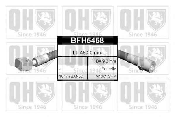 Quinton Hazell BFH5458 Przewód hamulcowy elastyczny BFH5458: Dobra cena w Polsce na 2407.PL - Kup Teraz!