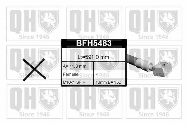 Quinton Hazell BFH5483 Brake Hose BFH5483: Buy near me in Poland at 2407.PL - Good price!
