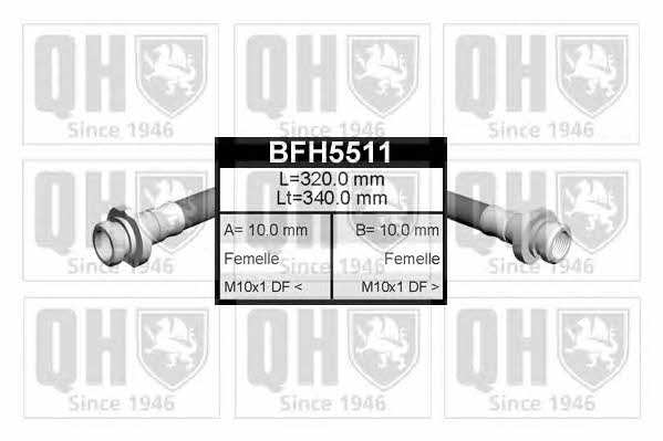 Quinton Hazell BFH5511 Bremsschlauch BFH5511: Bestellen Sie in Polen zu einem guten Preis bei 2407.PL!