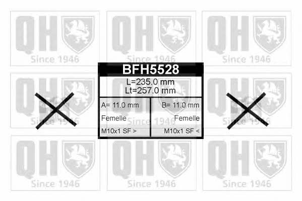 Quinton Hazell BFH5528 Тормозной шланг BFH5528: Отличная цена - Купить в Польше на 2407.PL!