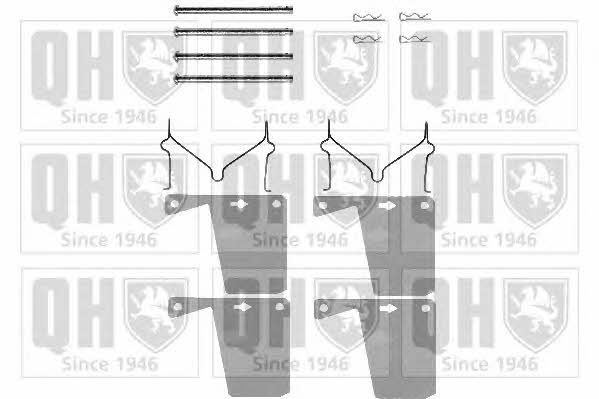 Quinton Hazell BFK634 Montagesatz für Bremsbacken BFK634: Kaufen Sie zu einem guten Preis in Polen bei 2407.PL!