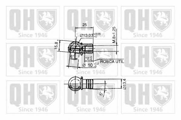 Quinton Hazell 840021 Пружина газова капоту 840021: Приваблива ціна - Купити у Польщі на 2407.PL!