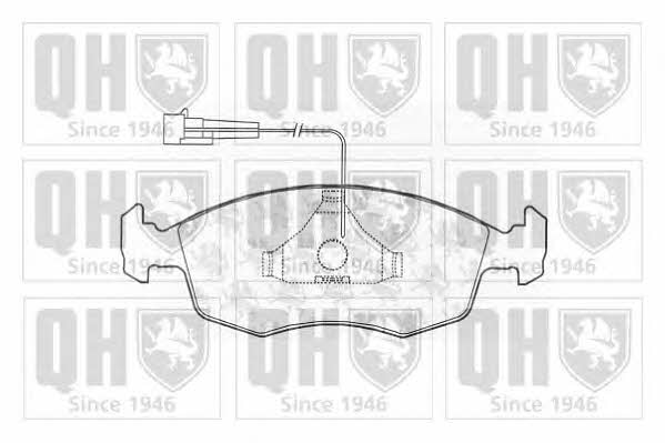 Quinton Hazell BP1002 Brake Pad Set, disc brake BP1002: Buy near me in Poland at 2407.PL - Good price!