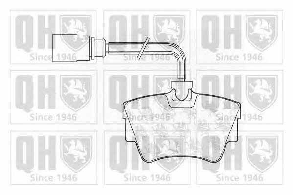 Quinton Hazell BP1050 Brake Pad Set, disc brake BP1050: Buy near me in Poland at 2407.PL - Good price!