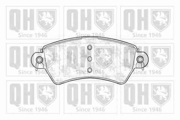 Quinton Hazell BP1117 Brake Pad Set, disc brake BP1117: Buy near me in Poland at 2407.PL - Good price!