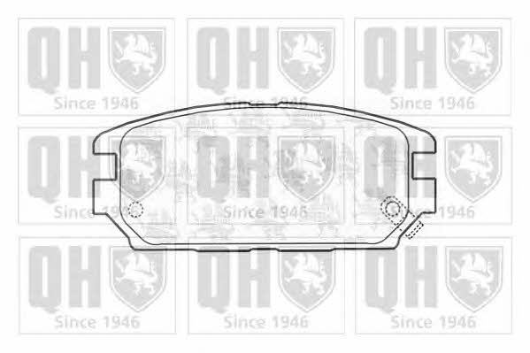 Quinton Hazell BP1163 Brake Pad Set, disc brake BP1163: Buy near me at 2407.PL in Poland at an Affordable price!