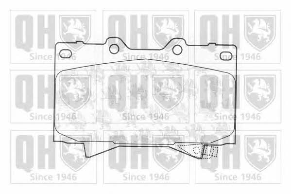 Quinton Hazell BP1194 Brake Pad Set, disc brake BP1194: Buy near me in Poland at 2407.PL - Good price!