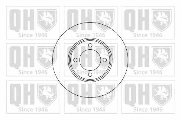 Quinton Hazell BDC3337 Тормозной диск передний невентилируемый BDC3337: Отличная цена - Купить в Польше на 2407.PL!