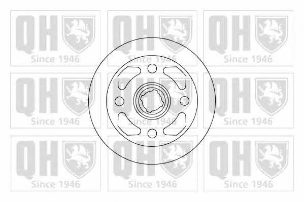 Quinton Hazell BDC3586 Unventilated front brake disc BDC3586: Buy near me in Poland at 2407.PL - Good price!