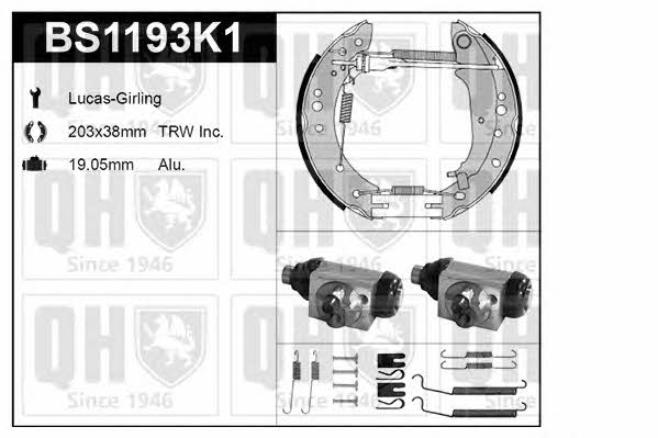 Quinton Hazell BS1193K1 Brake shoe set BS1193K1: Buy near me in Poland at 2407.PL - Good price!