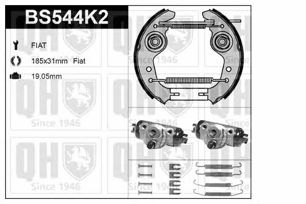Quinton Hazell BS544K2 Колодки тормозные барабанные, комплект BS544K2: Отличная цена - Купить в Польше на 2407.PL!
