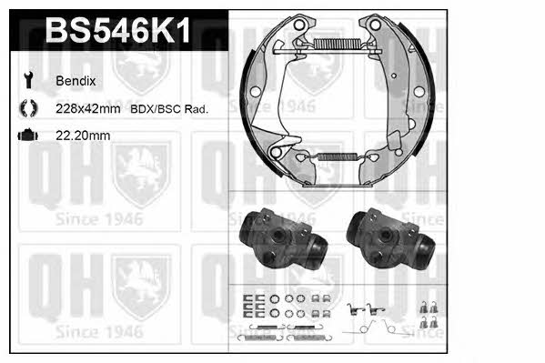 Quinton Hazell BS546K1 Колодки тормозные барабанные, комплект BS546K1: Отличная цена - Купить в Польше на 2407.PL!