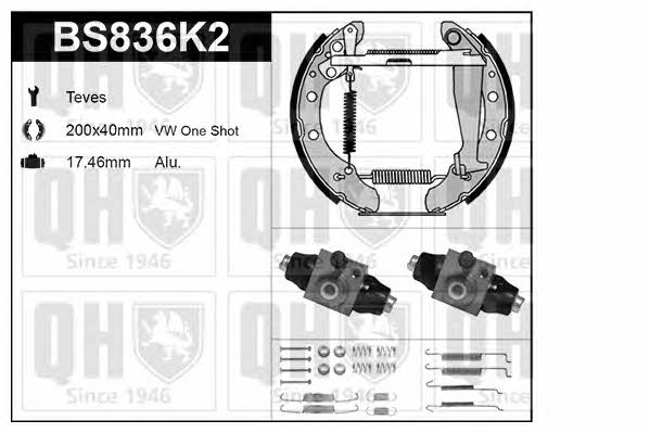 Quinton Hazell BS836K2 Brake shoe set BS836K2: Buy near me in Poland at 2407.PL - Good price!