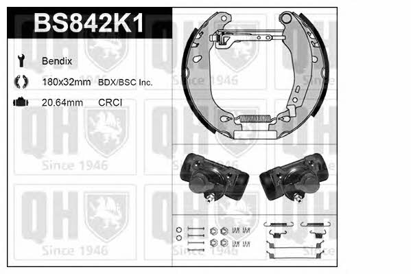 Quinton Hazell BS842K1 Brake shoe set BS842K1: Buy near me in Poland at 2407.PL - Good price!