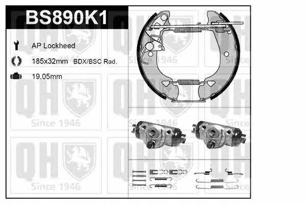 Quinton Hazell BS890K1 Колодки тормозные барабанные, комплект BS890K1: Отличная цена - Купить в Польше на 2407.PL!