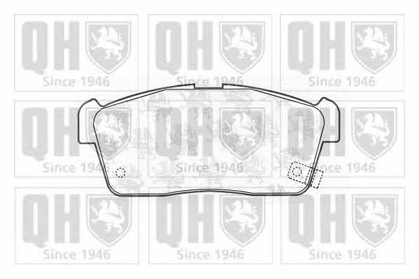 Quinton Hazell BP1207 Brake Pad Set, disc brake BP1207: Buy near me at 2407.PL in Poland at an Affordable price!