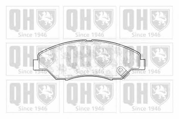 Quinton Hazell BP1287 Brake Pad Set, disc brake BP1287: Buy near me in Poland at 2407.PL - Good price!