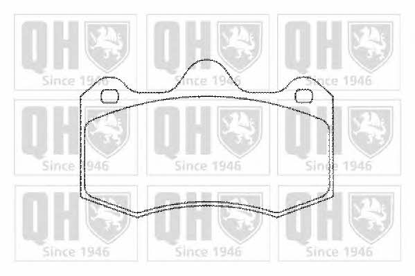 Quinton Hazell BP1298 Гальмівні колодки, комплект BP1298: Приваблива ціна - Купити у Польщі на 2407.PL!