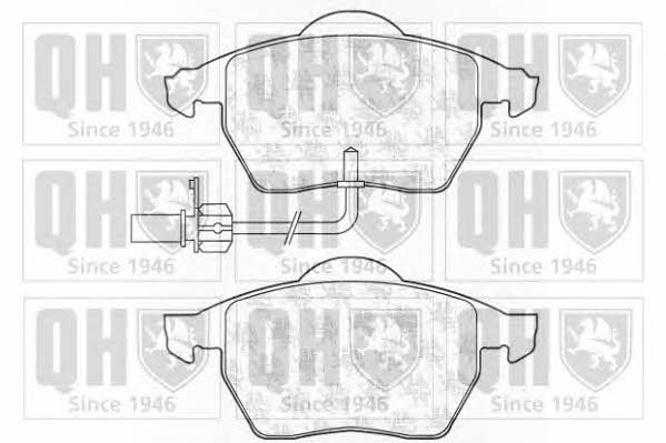 Quinton Hazell BP1309 Brake Pad Set, disc brake BP1309: Buy near me in Poland at 2407.PL - Good price!