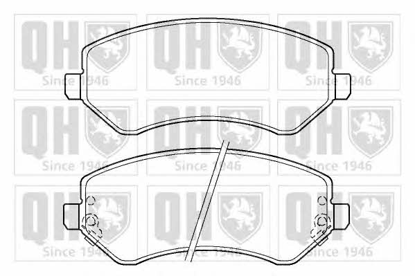Quinton Hazell BP1344 Гальмівні колодки, комплект BP1344: Приваблива ціна - Купити у Польщі на 2407.PL!