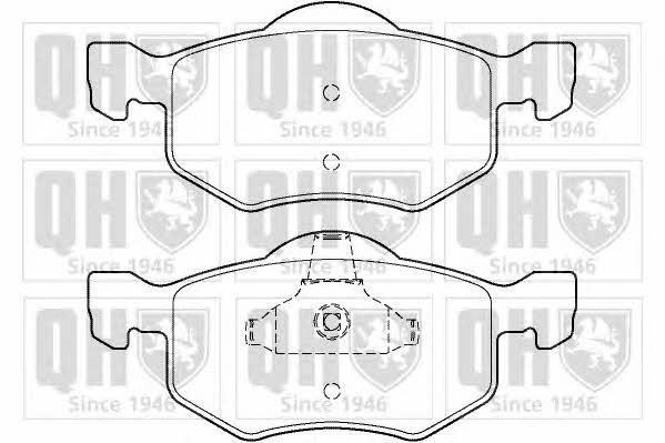 Quinton Hazell BP1408 Brake Pad Set, disc brake BP1408: Buy near me in Poland at 2407.PL - Good price!