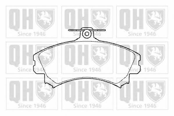 Quinton Hazell BP1430 Brake Pad Set, disc brake BP1430: Buy near me in Poland at 2407.PL - Good price!