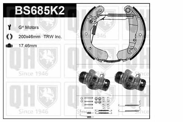 Quinton Hazell BS685K2 Brake shoe set BS685K2: Buy near me in Poland at 2407.PL - Good price!