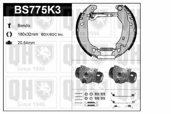 Quinton Hazell BS775K3 Колодки тормозные барабанные, комплект BS775K3: Купить в Польше - Отличная цена на 2407.PL!