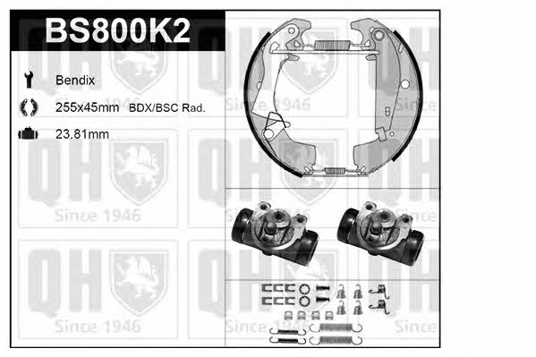 Quinton Hazell BS800K2 Колодки гальмівні барабанні, комплект BS800K2: Приваблива ціна - Купити у Польщі на 2407.PL!