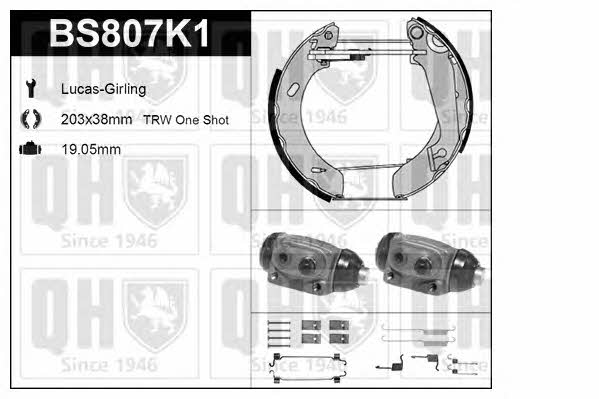 Quinton Hazell BS807K1 Brake shoe set BS807K1: Buy near me in Poland at 2407.PL - Good price!
