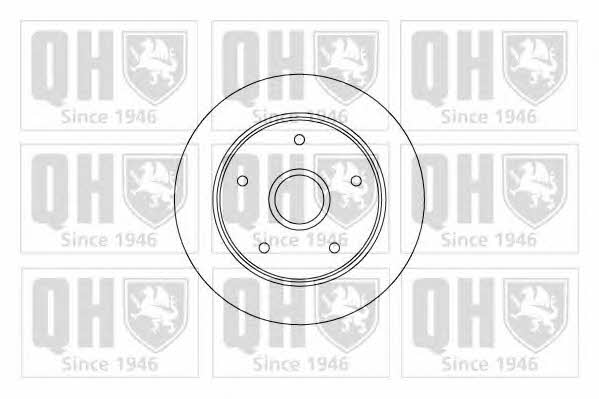 Quinton Hazell BDC4590 Тормозной диск задний невентилируемый BDC4590: Отличная цена - Купить в Польше на 2407.PL!