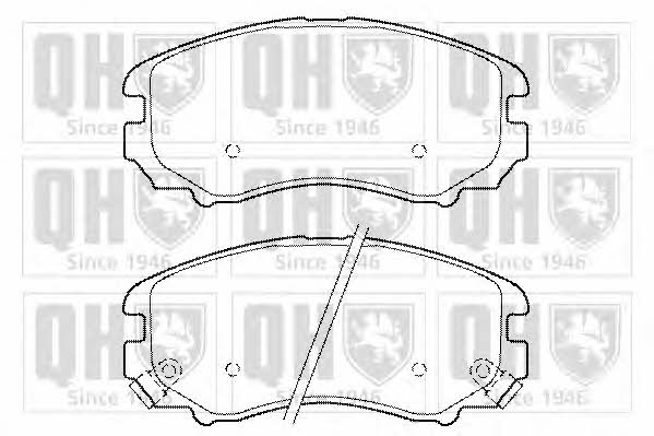 Quinton Hazell BP1444 Brake Pad Set, disc brake BP1444: Buy near me in Poland at 2407.PL - Good price!