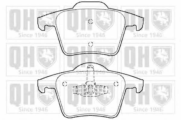 Quinton Hazell BP1471 Brake Pad Set, disc brake BP1471: Buy near me in Poland at 2407.PL - Good price!