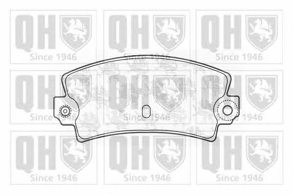 Quinton Hazell BP208 Brake Pad Set, disc brake BP208: Buy near me in Poland at 2407.PL - Good price!