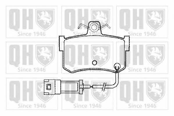 Quinton Hazell BP409 Brake Pad Set, disc brake BP409: Buy near me in Poland at 2407.PL - Good price!