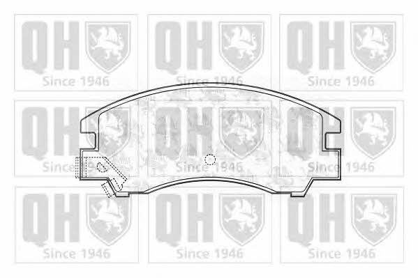 Quinton Hazell BP438 Brake Pad Set, disc brake BP438: Buy near me in Poland at 2407.PL - Good price!