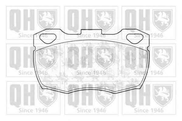 Quinton Hazell BP447 Brake Pad Set, disc brake BP447: Buy near me in Poland at 2407.PL - Good price!