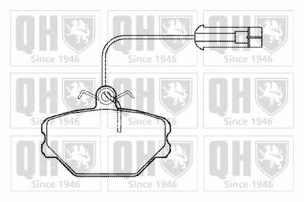 Quinton Hazell BP467 Brake Pad Set, disc brake BP467: Buy near me in Poland at 2407.PL - Good price!