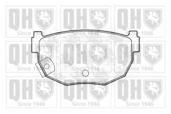 Quinton Hazell BP496 Brake Pad Set, disc brake BP496: Buy near me in Poland at 2407.PL - Good price!