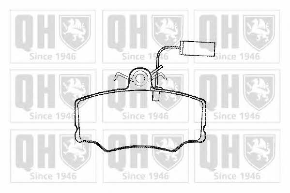 Quinton Hazell BP525 Brake Pad Set, disc brake BP525: Buy near me in Poland at 2407.PL - Good price!