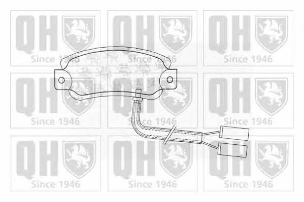 Quinton Hazell BP529 Brake Pad Set, disc brake BP529: Buy near me in Poland at 2407.PL - Good price!