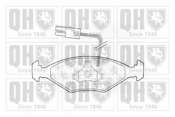 Quinton Hazell BP545 Brake Pad Set, disc brake BP545: Buy near me in Poland at 2407.PL - Good price!