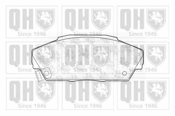 Quinton Hazell BP548 Brake Pad Set, disc brake BP548: Buy near me in Poland at 2407.PL - Good price!